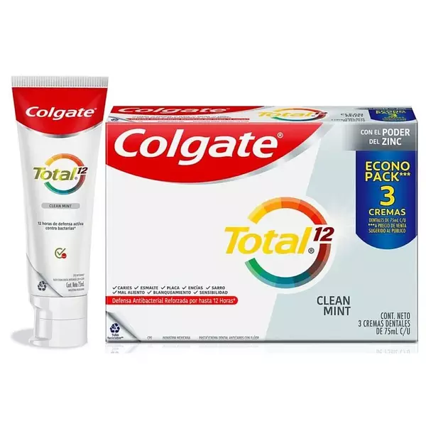 Crema Dental Colgate Total 12