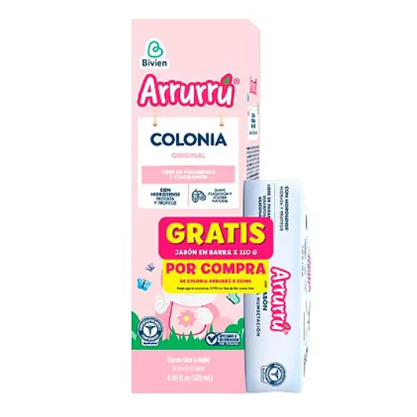 Colonia Arrurú + Jabon Gratis