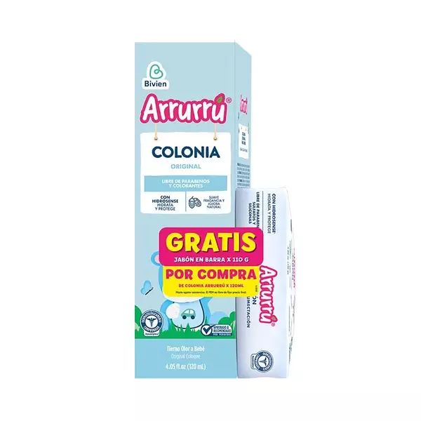 Colonia Arrurú + Jabon Gratis