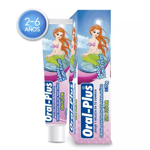 Crema Dental Oral Plus Sin Fluor