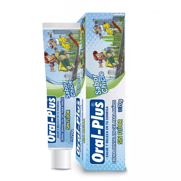 Crema Dental Oral Plus Sin Fluor