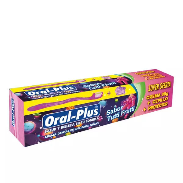 Crema Dental Oral Plus + Cepillo