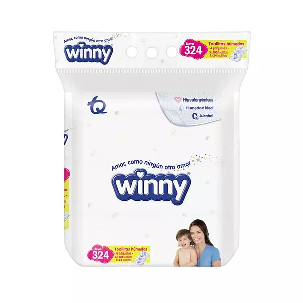 Pañitos Humedos Winny Aloe Vera