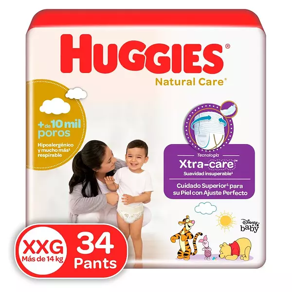 Pañal Huggies Pants Natural Care Etapa 5