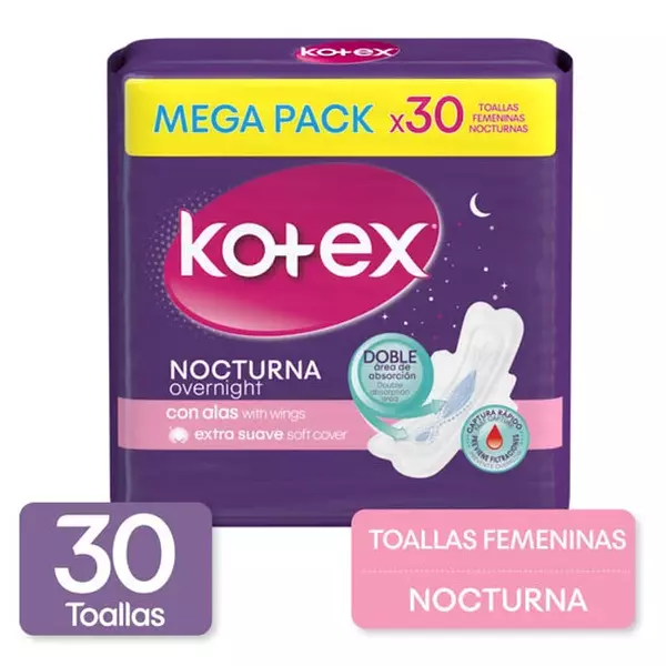 Toallas Higiénicas Kotex Buenas Noches