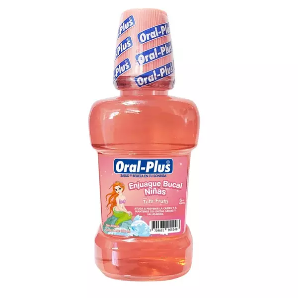 Enjuague Bucal Oral Plus Sabor Tutti Frutti