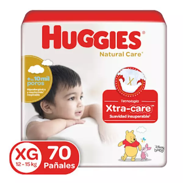 Pañal Huggies Natural Care Etapa 4