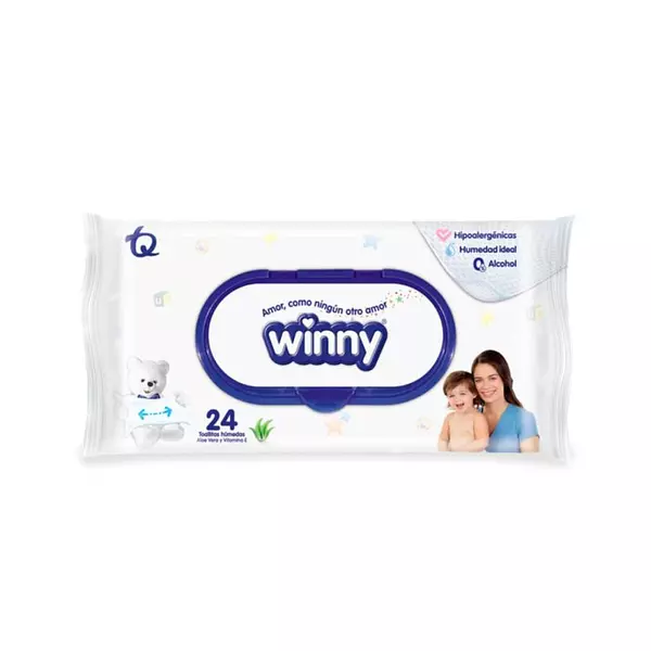 Pañitos Humedos Winny Aloe Vera