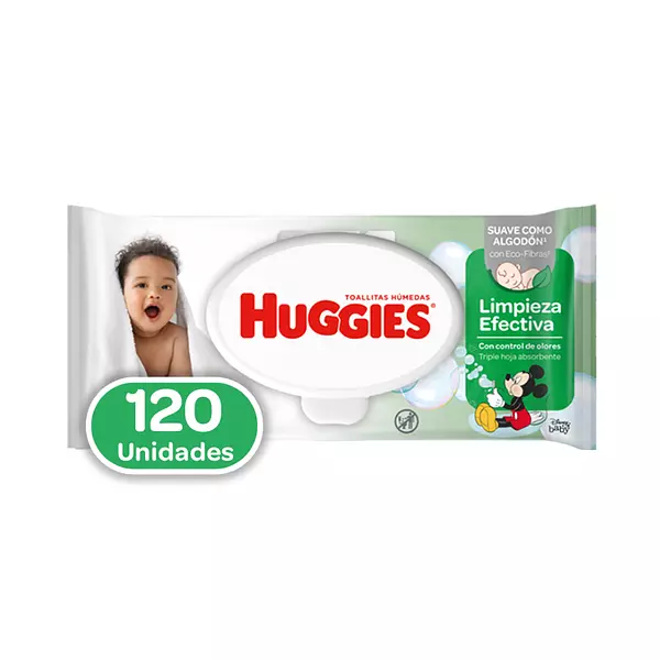 Pañitos Humedos Huggies Active Fresh