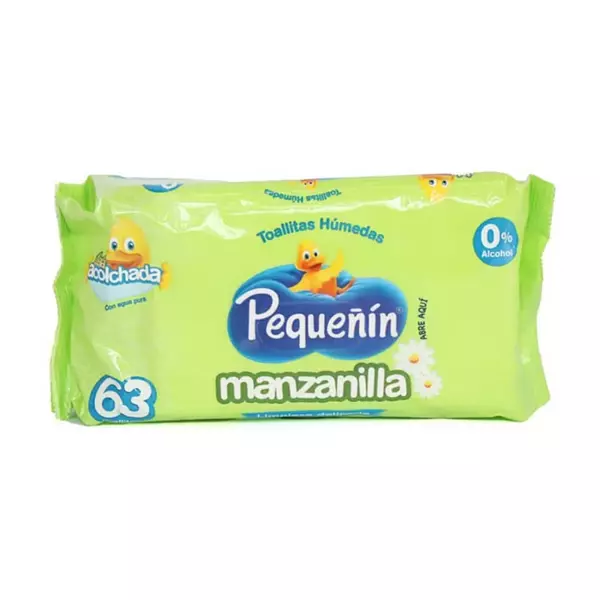 Pañitos Humedos Pequeñin Manzanilla