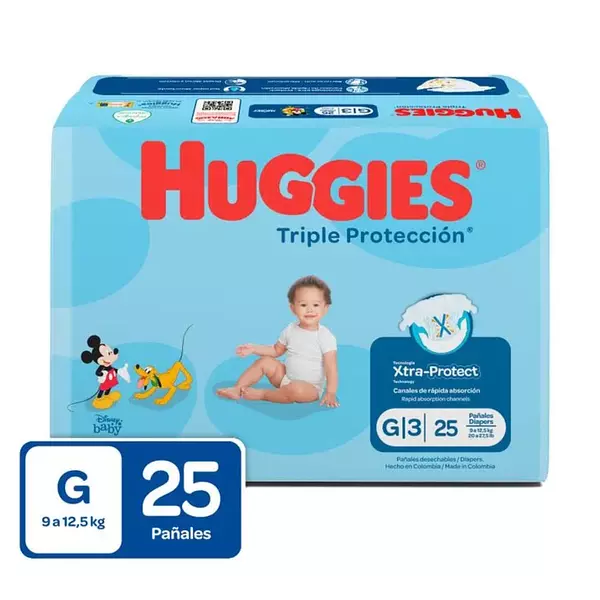 Pañal Huggies Azul Etapa 3